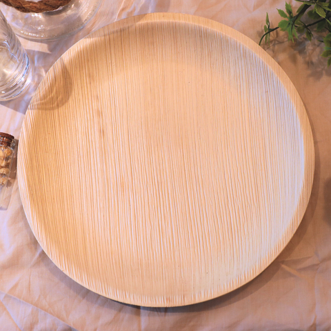 10 Inch Round Palm Leaf Plate