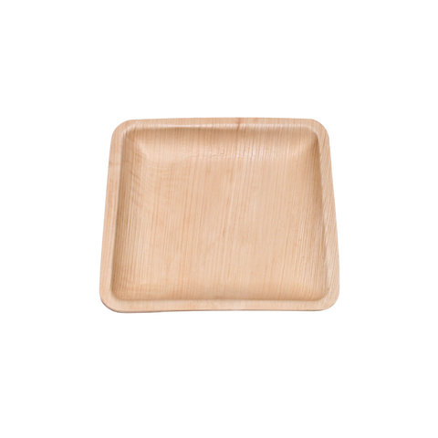 6 Inch Square Palm Leaf Plate